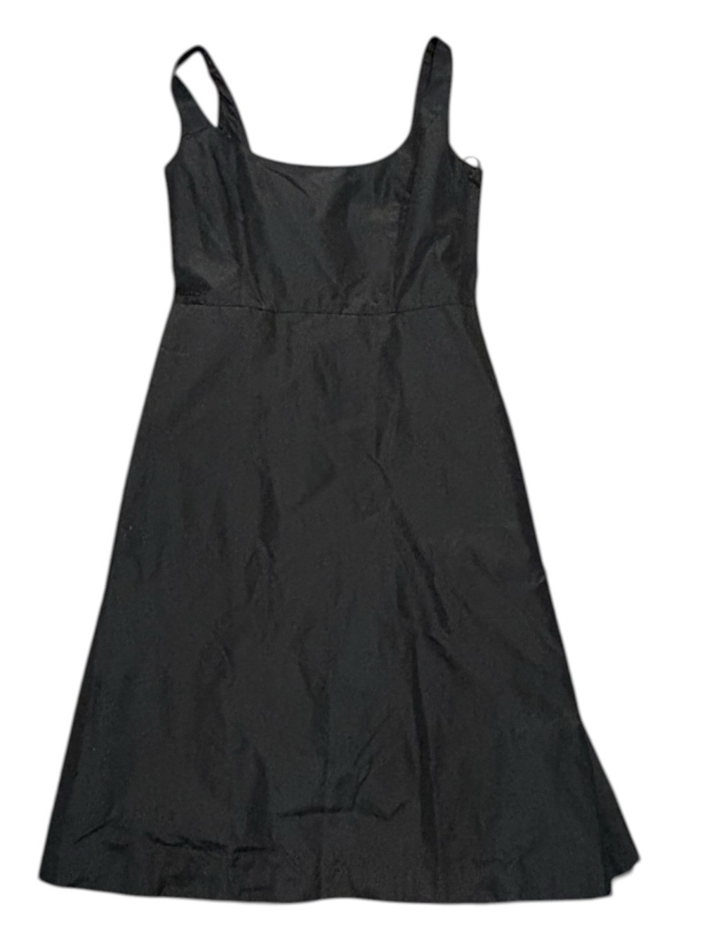 Ann Taylor silk Classic Black Sleeveless A-Line Dress 0 nwt new